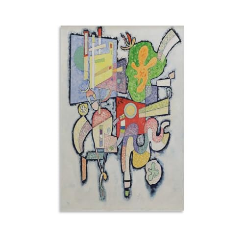 Toile Wassily Kandinsky Complexe 60x90 cm pour sublimer un bureau moderne