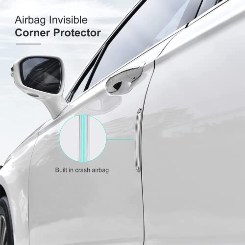 Protector de pared de goma de silicona discreto para puertas 7