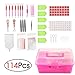 Produktbild RENCALO 114 Stücke DIY Diamant Malerei Werkzeuge 5D Kreuzstich LED Stickerei Stift + Kleber + Aufkleber + Aufbewahrungsbox