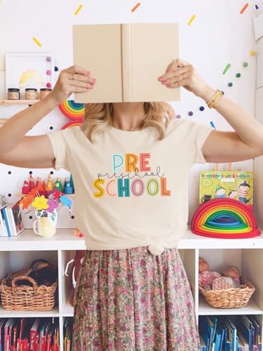 Teacher Shirts for Women: First Day of School Shirt Teacher's Back to School Outfit Graphic Tee2