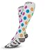 Go2 Compression Socks for Women and Men Athletic Running Socks for Nurses Medical Graduated Nursing Compression Socks for Travel Running Sports Socks!! (poka dot, M)