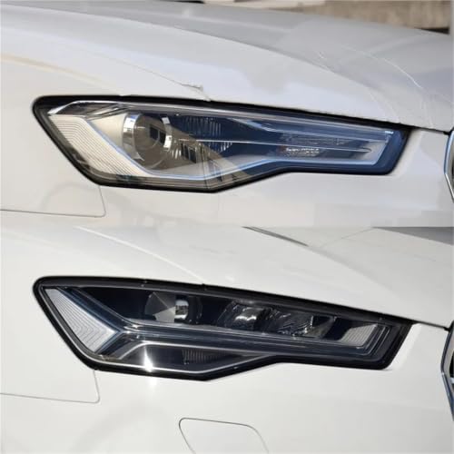 Boîtier phare auto pour Audi A6 C7 2016-2018 coque de lentille transparente - 2