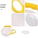 DOITOOL Mash and Serve Bowl, 2 Sets Food Masher Bowl Food Mill Portable Masher Maker for Baby