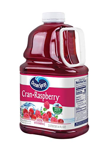 Image of Ocean Spray Cran-Raspberry Cranberry Raspberry Juice Drink, 101.4 Fl Oz Bottle (Pack of 3)
