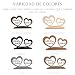 Imagen de Amaisso® Regalo Aniversario Pareja Personalizado con Nombres y Fecha en Madera