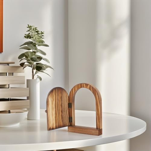 Cubierta de interruptores SHINEOFI de madera natural con forma de puerta (3 piezas) 7