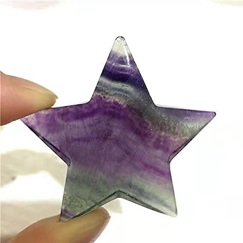 Lune en fluorite arc-en-ciel poli main, cadeau idéal pour passionné de cristal