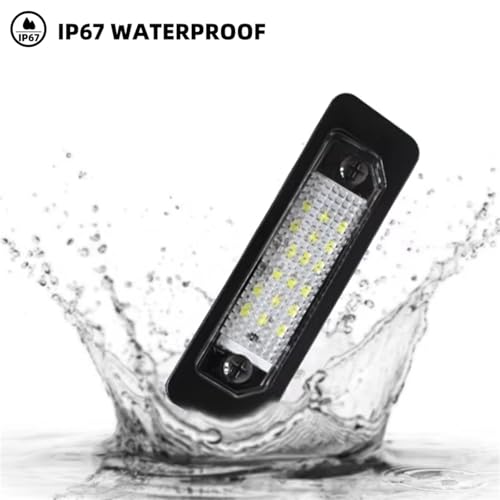 Luz de Matrícula Canbus 18 LED para Ford Mustang Focus y Taurus 2 Piezas 3