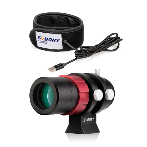 Svbony Sv165 Mini Guide Scope 30Mm F4 Finder Scope Bundle With Sv172 Dew Heater Strip 320 Mm Lens Heater Warmer #TOP27