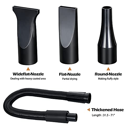 Dog Dryer High Velocity Pet Dog Hair Dryer 3.2Hp Stepless Adjustable Speed Dog Grooming Blow Dryer With Heater #TOP2