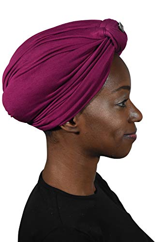 Turbans for Women with Twist/knot Front and Silver Stud4