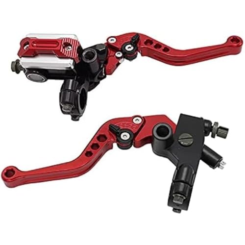 Maître-cylindre de frein universel moto 22mm rouge pour un freinage précis