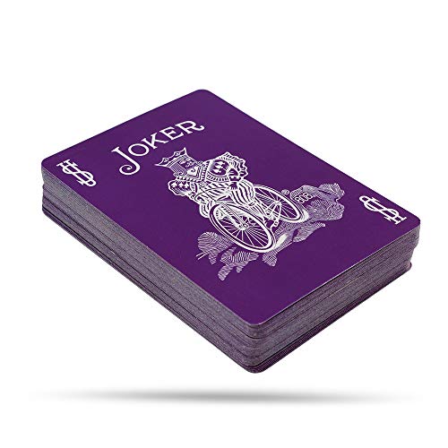 Purple Playing Cards Bicycle Deck By Magic Makers #TOP4