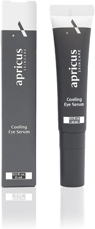 Forte Series Apricus Eye Serum, Caffeine Peptide Formula, Lightweight Serum for Dark Circles, Puffiness and Fine Lines