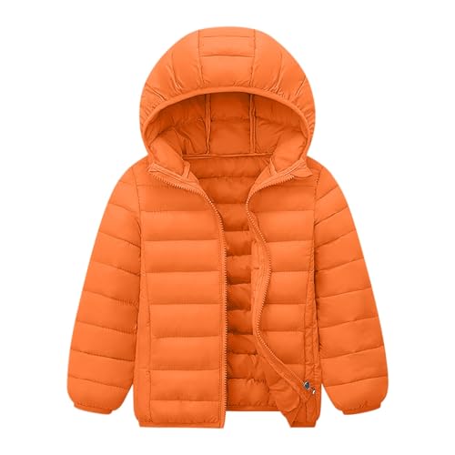 Boys Girls Winter Coats Lightweight Hooded Puffer Jacket Warm Down Coat Casaul Windproof Padded Jackets for 4-15Years