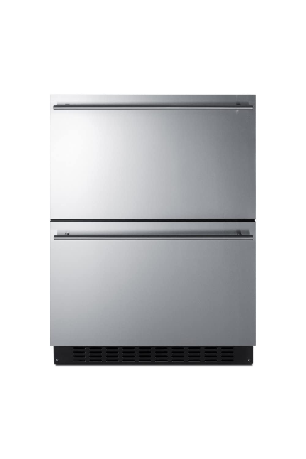 Summit 24” Two Drawer Refrigerator by Summit Appliance – 24", 3.1 cubic_feet, Stainless Steel, Model ASDR2414