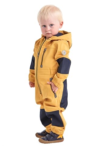 Foto von first instinct by killtec Jungen Fiow 35 Mns Onpc Softshell Overall mit Kapuze, dark sun, 110/116 EU