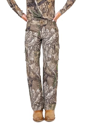 Realtree Women's All-Season Pants, Lightweight Camo Hunting Gear,...