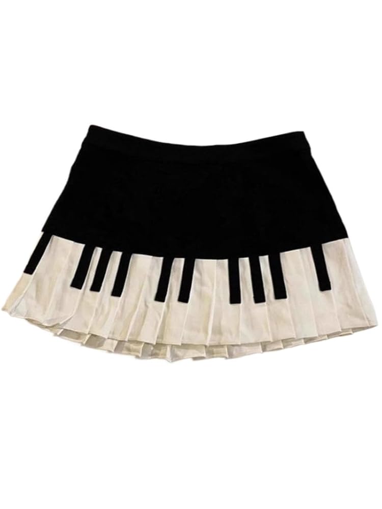 Amazon.com: TYATVS Piano Skirt Mini Skirts for Women High