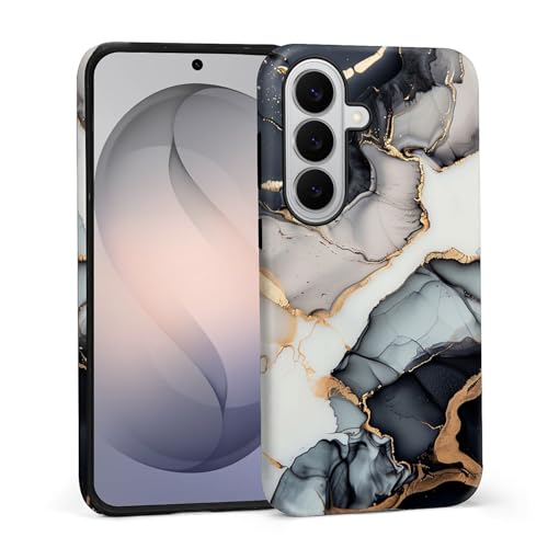 Coque Samsung S26 marbre noir protection élégante pour votre quotidien