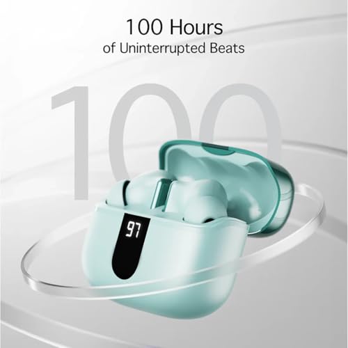 Image of boAt Airdopes 181 Pro TWS Earbuds with 100 Hours Playback, 4 Mics ENx Technology, Beast Mode, Lilac Serenity, ASAP Charge, Bluetooth v5.3 (Frosted Mint)