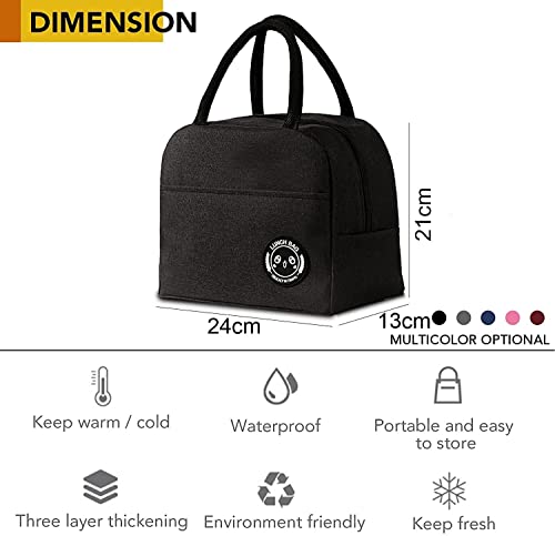 Image of PRM Insulated Lunch Bag for Women & Men - Durable, Stylish, and Spacious - Ideal for Office, School, and Picnic - Multiple Colors Available