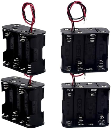 (Pack of 4) 8 AA Battery Holder Case Box 12V Volt Total image 5