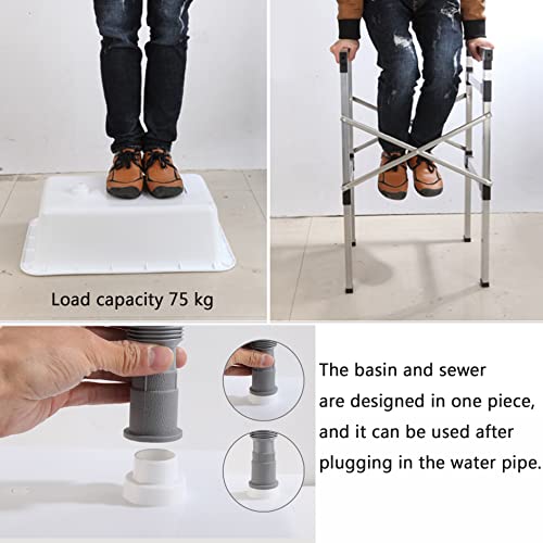 Évier de camping portable pour laver le linge sans se baisser - 5