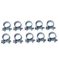 Glarks 50PCS 7-18 Mm In Acciaio Inox Mini Morsetti Per Tubo Di Iniezione Del Carburante, Clip Regolabili, Kit Assortito - Foto 5