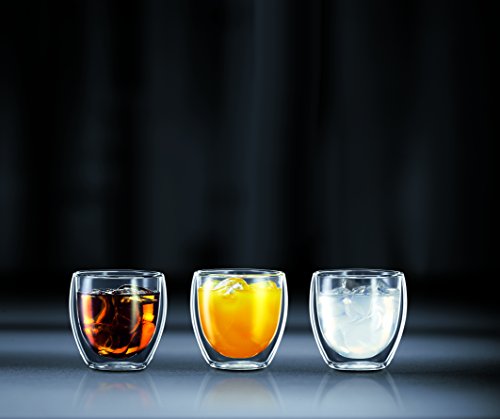 Bodum PAVINA Doppelwandige Gläser 6 Stück – 250ml Kaffeetassen – Thermotassen – Spülmaschinengeeignet – Borosilikatglas, mundgeblasen – Ansicht 6