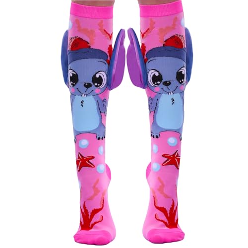 Crazy Socks For Kids Cute Knee Socks Girls 3D High Tube Fashion Novelty girl