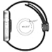 AWADUO Compatible with Huawei Watch Fit 3 Replacement Band Silicone Wrist Strap Bracelet Soft And Durable with Quick Release Smartwatch Accessorie(Folding Magnetic Buckle/Black)