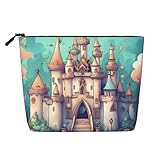 Classic Castle - Bolsa de viaje para cosméticos, ligera y duradera, adecuada para uso diario y viajes de negocios