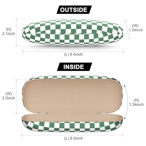 Image of Eyeglasses Case, Hard Shell Protective Case for Glasses, Unisex for Women Men