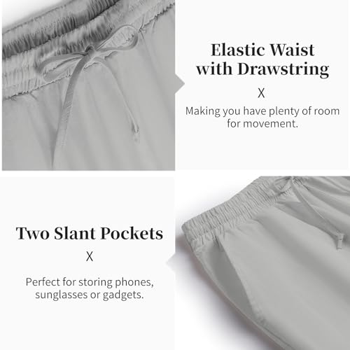COOFANDY Men's 2 Pieces Cotton Linen Set Casual Short Sleeve Henley Shirts Beach Yoga Pants Summer Outfits - image 6