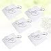 OUNONA 5pcs Bathroom Accessories Punch Towel Hooks Traceless Wall Hangers No Tool Needed Kitchenware Hanging Hooks Keep Home Tidy