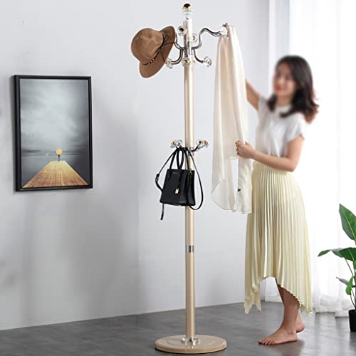 Porte-manteau autoportant métallique à structure arbre stable pour chapeau