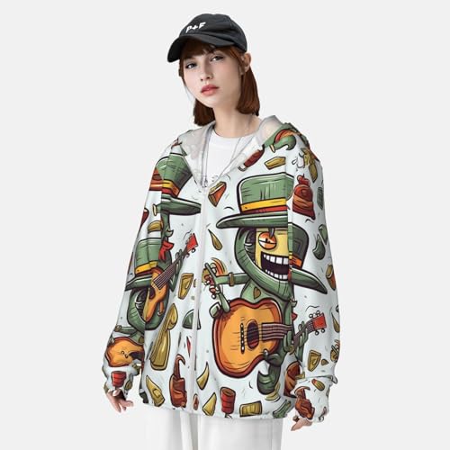 Chaqueta para hombre con protección solar UPF 50+ y capucha miniatura 4