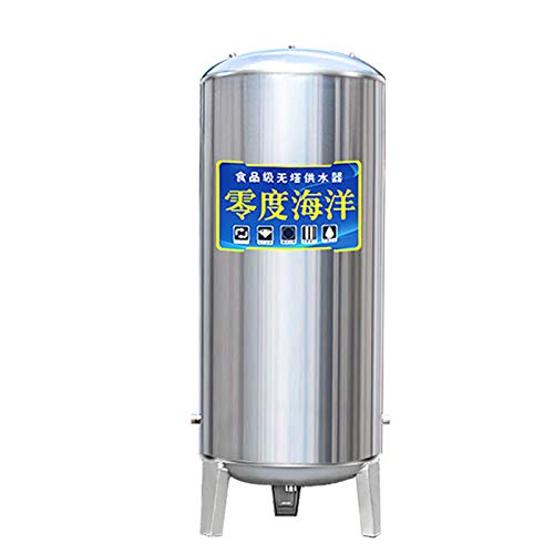 Tanque de expansión de recipientes a presión de Acero Inoxidable Completamente automático, Suministro de Agua con Bomba de Refuerzo de Agua para Grifo doméstico, Tanque de Agua a presión de