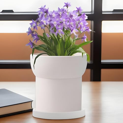 Pot de fleurs en céramique pour table basse et décoration de salon - 3