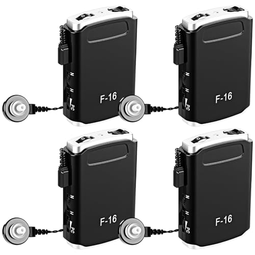 Geiserailie 4 Pack Hearing Amplifiers with Volume Control