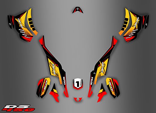 Kit déco Can Am DS 450 par Idgrafix pour quad de course