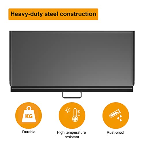 Professional Flat Top Steel Griddle For Camp Chef,Accessories For Camp Chef Gb90D, Tb90Lw, Tb90, Tb90Lwg, Tb90Lwg15, Spg90B, Cch3 Model Stoves,16'' X 38'' Griddle With Carry Bag #TOP1