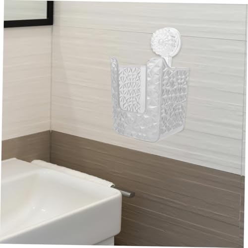 Boîte de rangement de mouchoirs à ventouse pour un miroir net