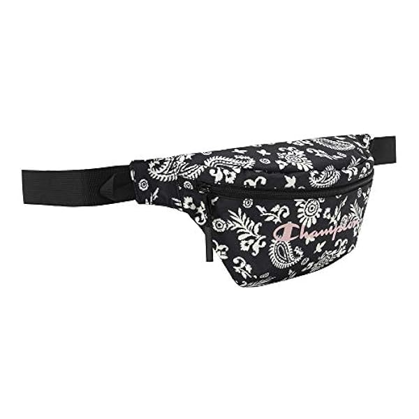 Champion Varsity Waist Pack Fanny handväska, svart/vit krita, en storlek dam, Svart/vit krita, Taille unique, Varsity midjeväska