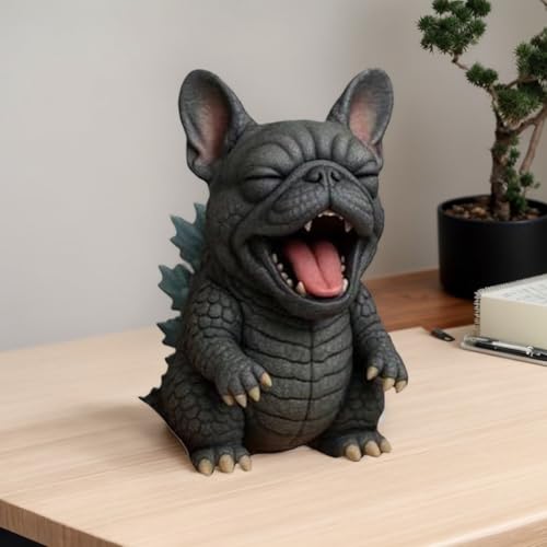 Handmade Dog Desktop Sculptures, Dog Figurines, Small Realistic Cute Animal Figurine For Desktop TV Cabinet Fireplace Bookshelf Workplace Home Decoration [3]