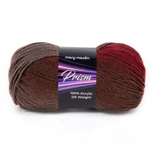 Image of Mary Maxim Prism Yarn, Acrylic Multicolor DK Yarn, 290 Yards, Sand Storm | Ombre Yarn, 3 Weight, Machine Wash, For Knitting and Crochet, Create Baby Items, Blankets, Afghans, Clothing Variegated Yarn