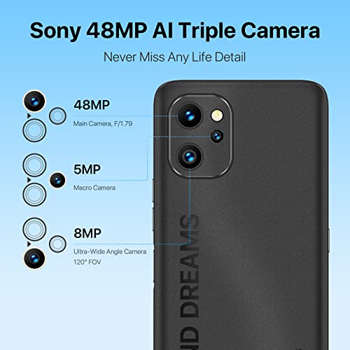 Image of UMIDIGI 5G Unlocked Cell Phone, Global Band, AT&T, Version,T-Mobile, Octa-core 8GB RAM+128GB ROM Android Phone, 6.7 inch HD,48MP AI Triple Camera,5150mAh Battery,18W Fast Charging,GPS,NFC,Warranty
