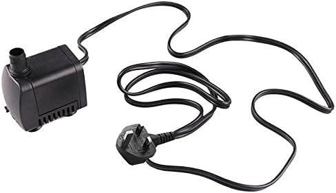 Waterproof Brushless Quiet 105 GPH (400L/H, 7W) Submersible Water Pump For Pond, Aquarium, Fish Tank Fountain Water Pump Hydroponics with 4.9ft (1.5M) Power Cord