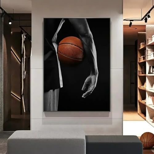 Pósteres deportivos modernos de baloncesto, arte de ensueño, impresiones en lienzo, imágenes artísticas de pared, decoración del hogar, pintura para sala de estar, dormitorio, 60 x 80 cm, sin marco